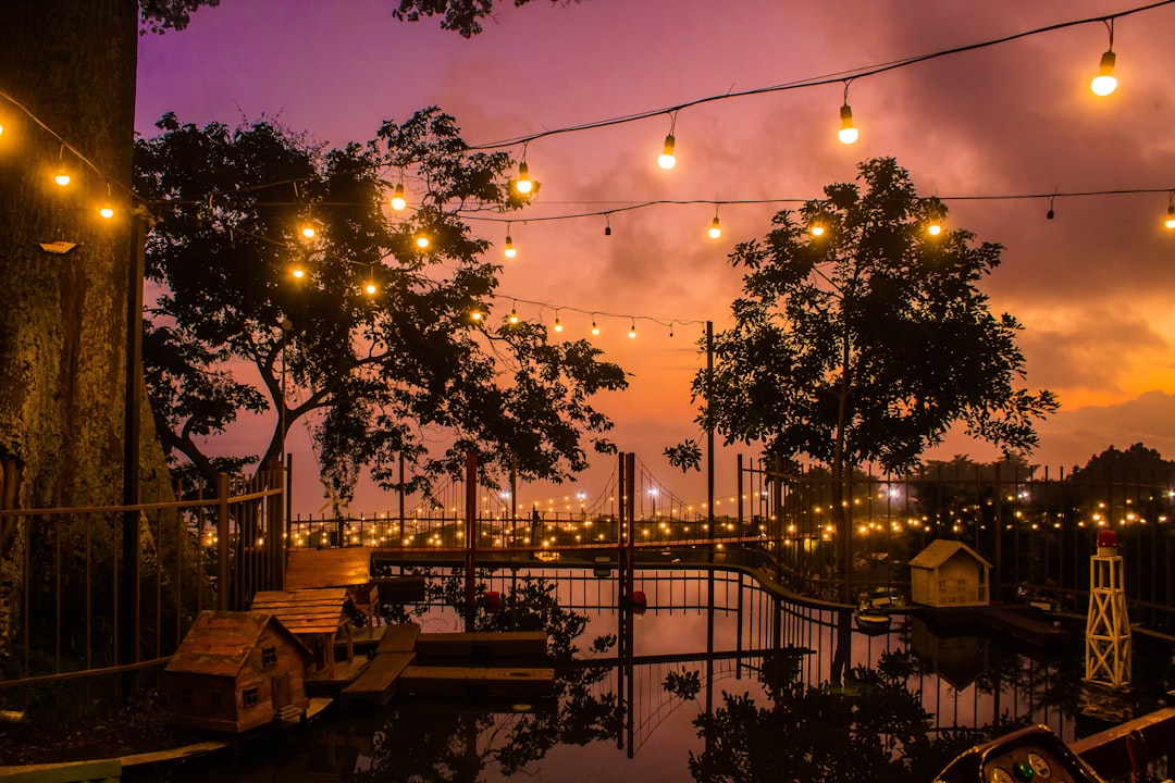 Photo Romantic sunset